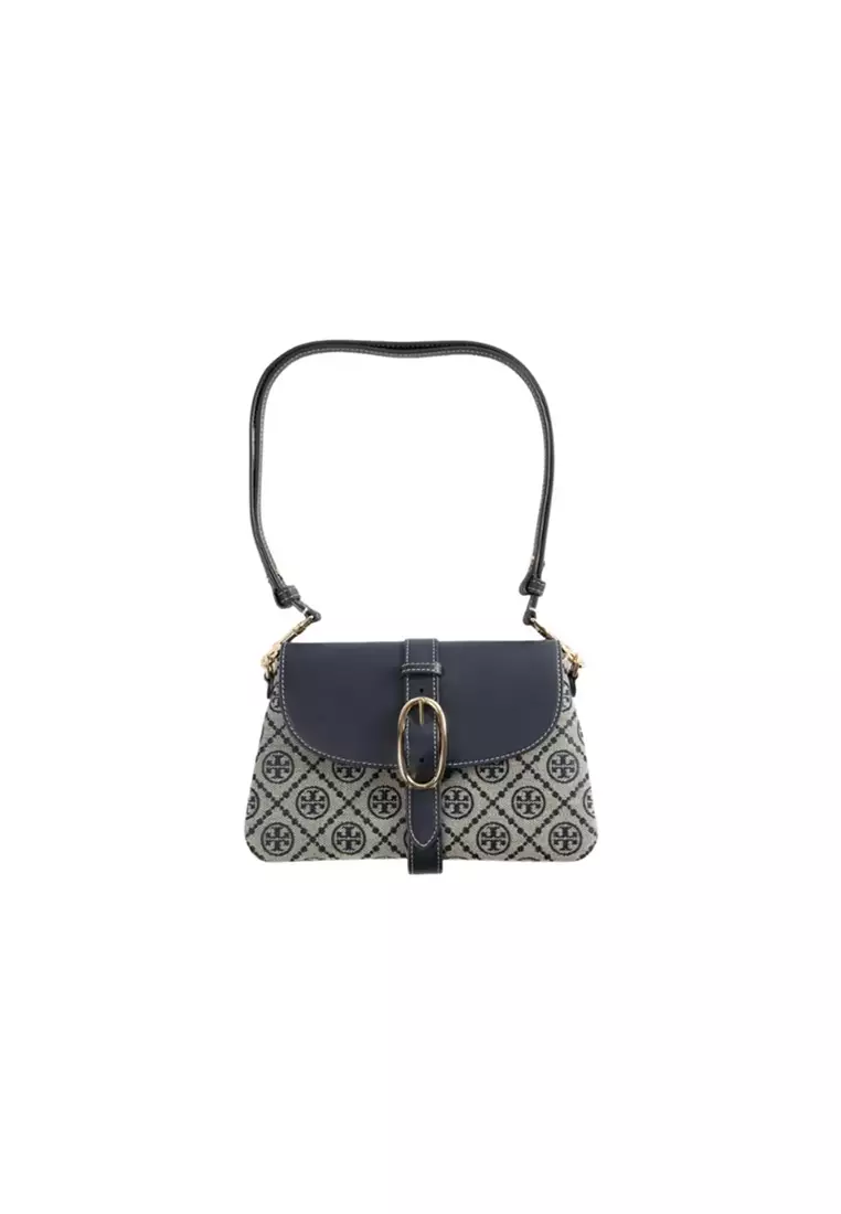 T Monogram Women's Shoulder Bag in Navy Color 178826