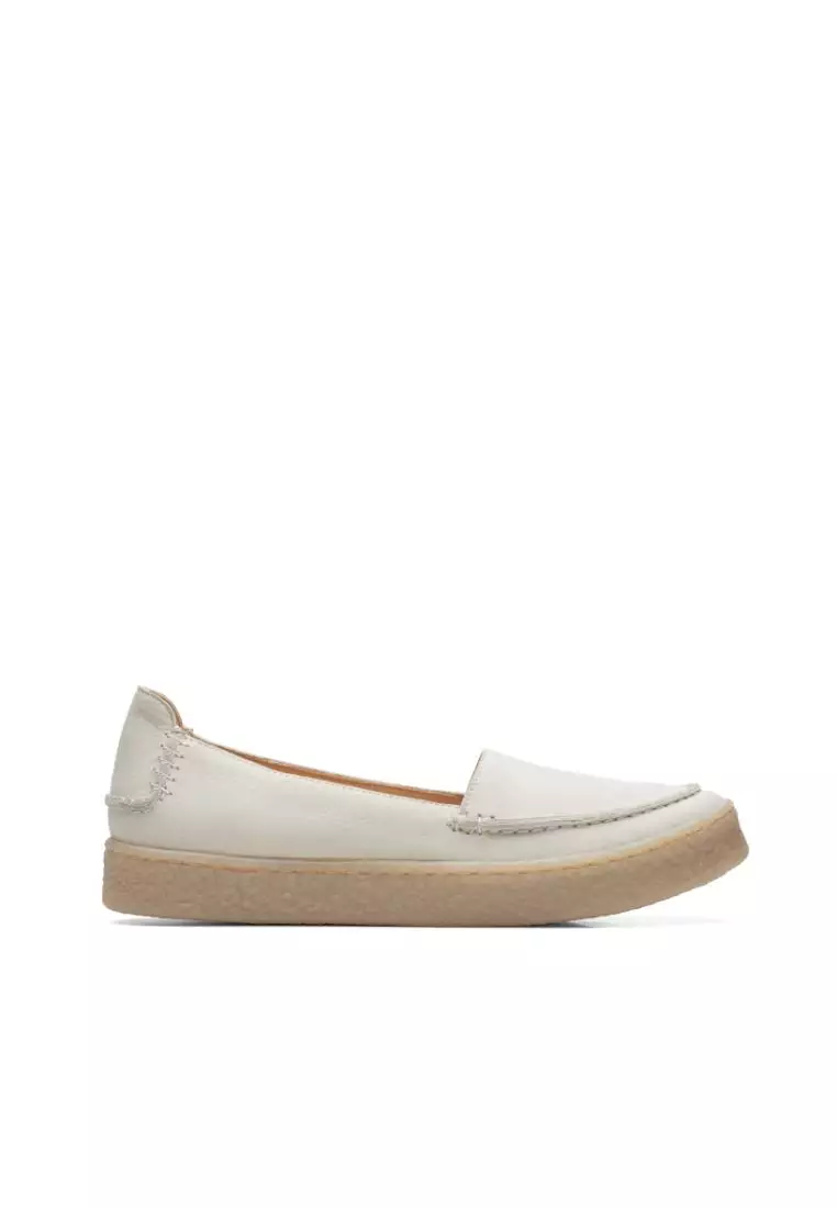 White clarks shop
