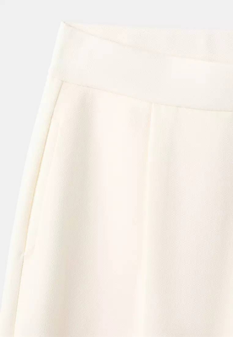 Straight-Fit Cotton Trousers