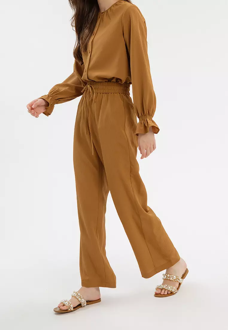 Minimal BB Tenika Pants Mustard Brown