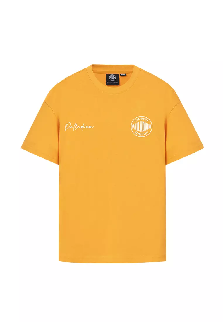 MEN'S VINTAGE PALLADIUM LOGO LOOSE FIT COTTON T-SHIRT