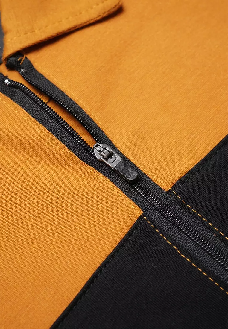 Ryusei Polo Pria Atsuto Combo Mustard