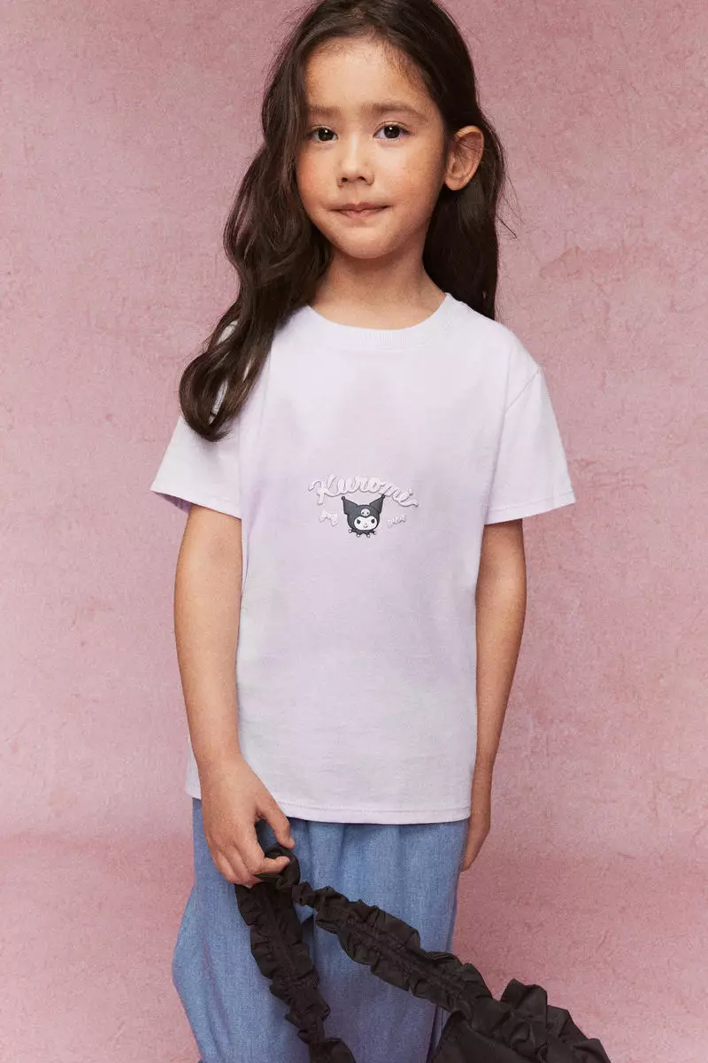 Printed cotton T-shirt