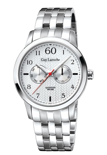 Guy Laroche - G3016-03 Jam Tangan Pria - Stainlles Steel - Putih