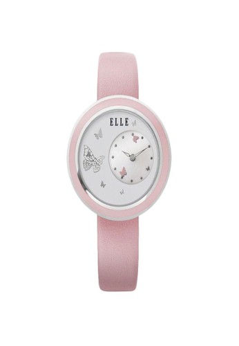 Elle Time EL20278S03C Pink Leather Strap Woman Watches