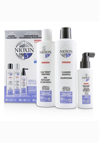 Nioxin NIOXIN - 3D Care System Kit 5 - For Chemically Treated Hair, Light Thinning 3pcs 70082BE65B0627GS_1