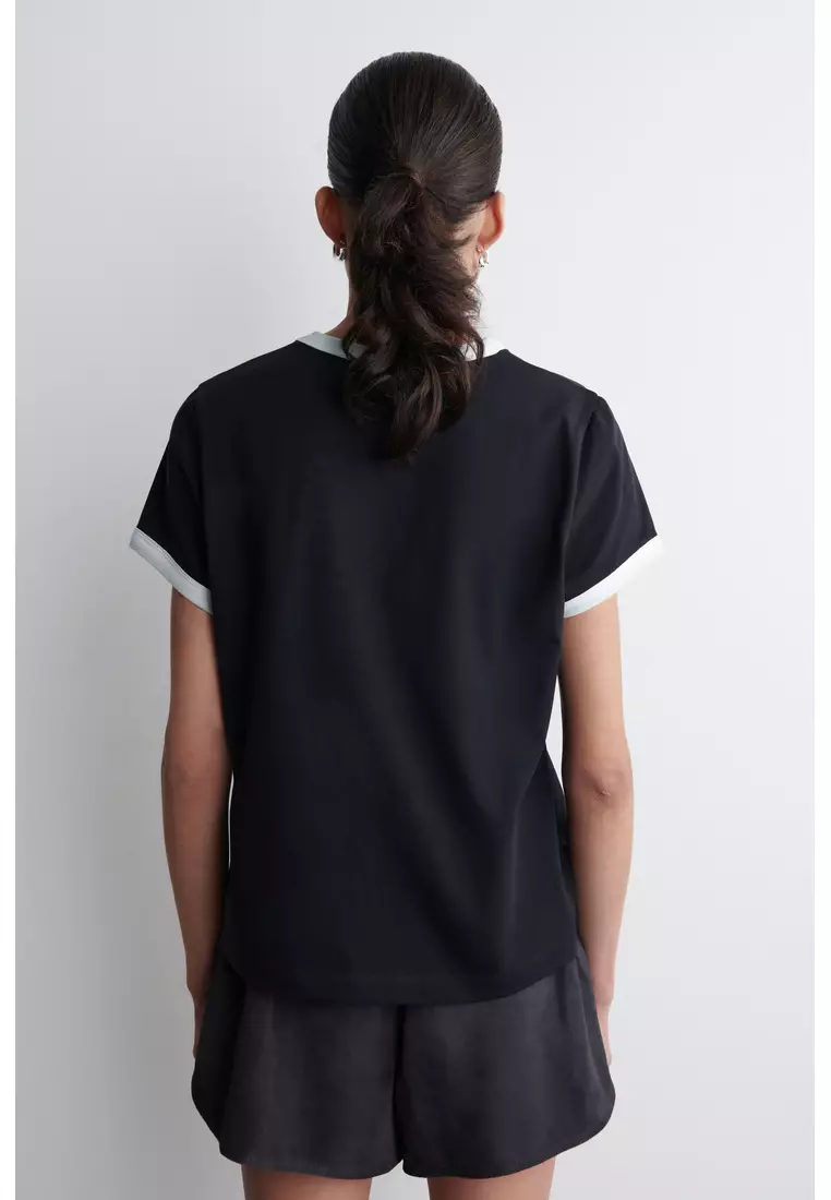 SHRUNKEN RINGER T-SHIRT