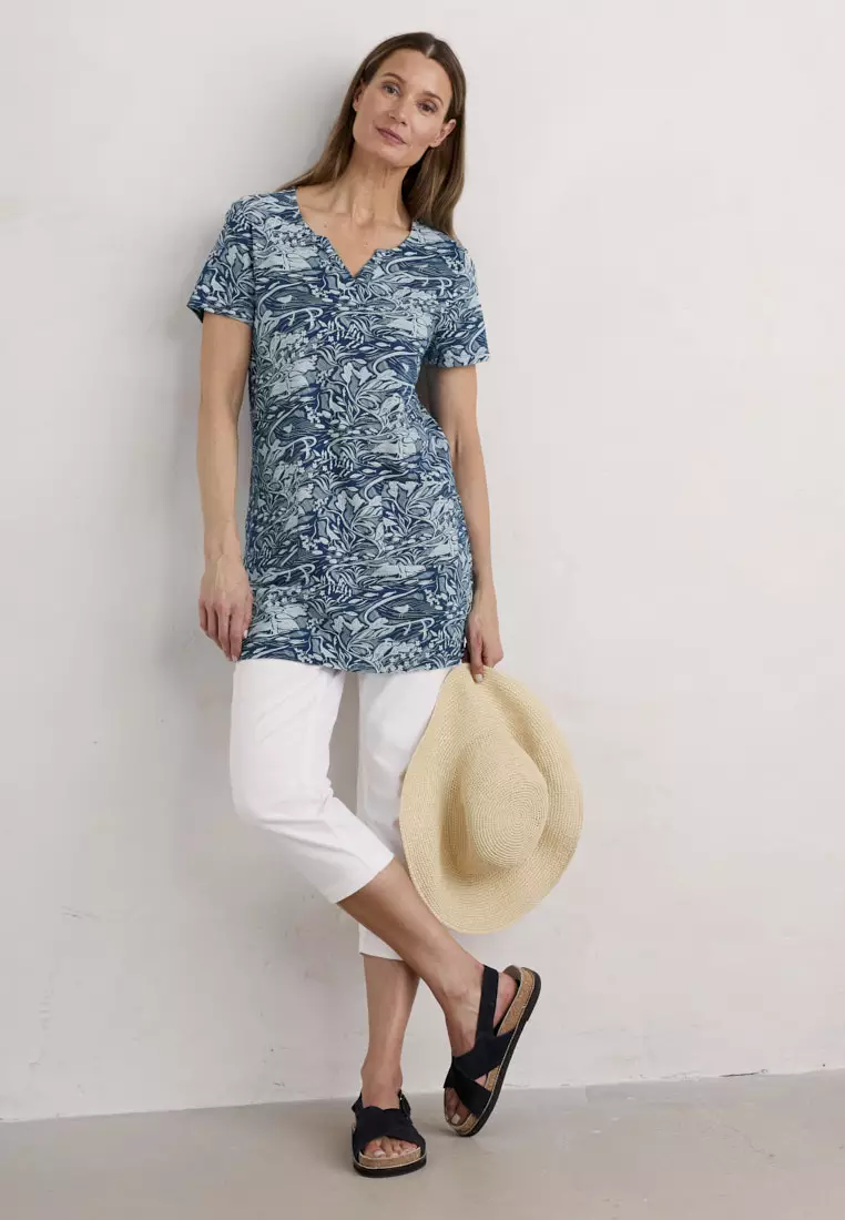 Seasalt Cornwall Teal Artist's Palette Tunic