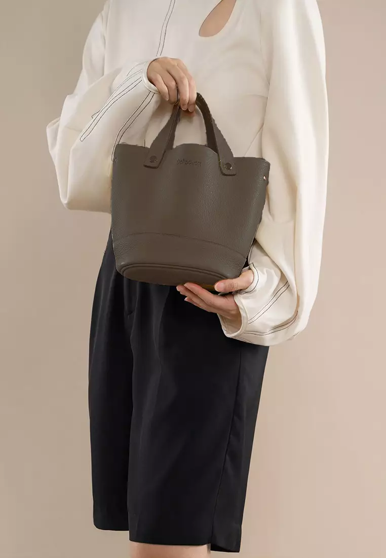 [Online Exclusive] JULIANA Mini Bucket Bag - Camel