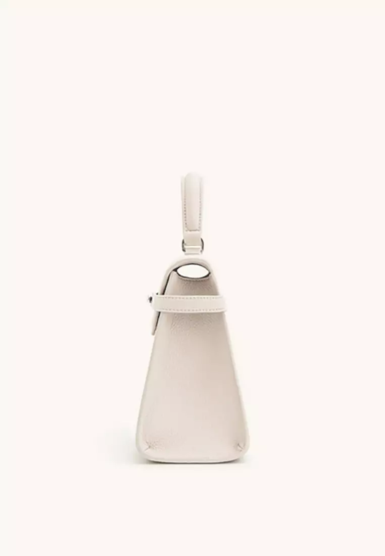 Elise Large Top Handle Bag - White