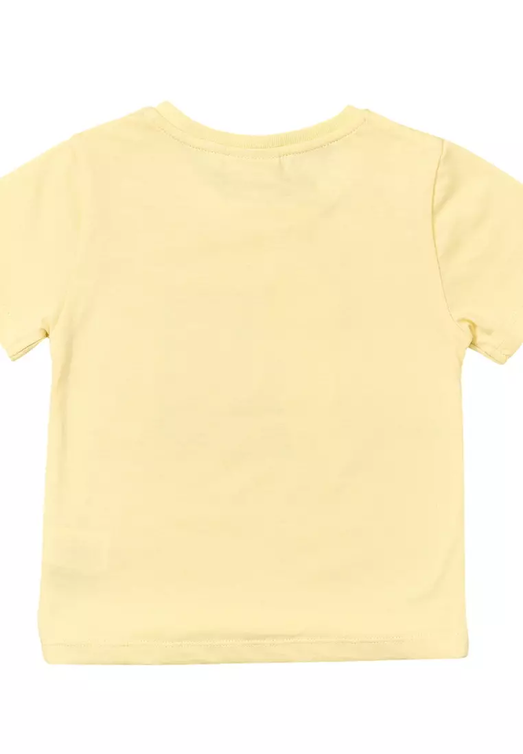 Babyshop Gvt S/S Graphic T-Shirt Clothing Boys Yellow