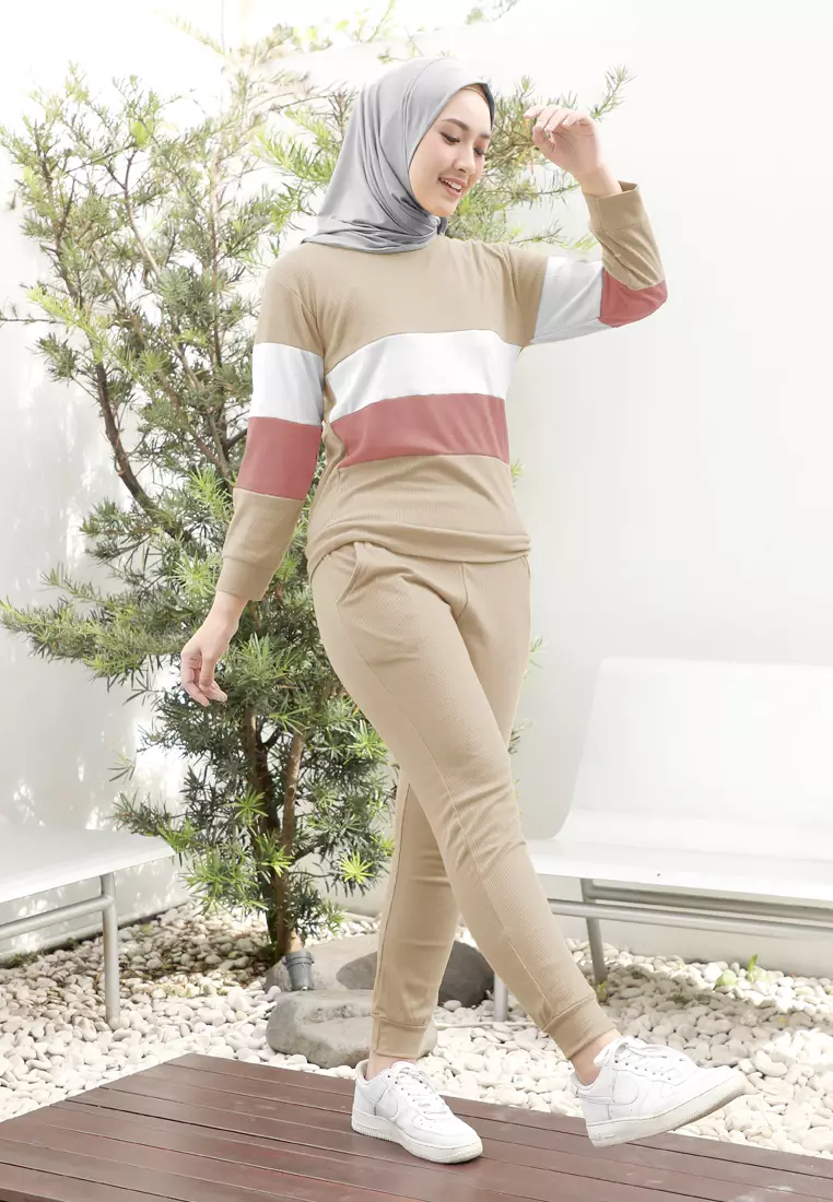 Zelena - Aestra Knit Training Set | Setelan Olahraga Wanita