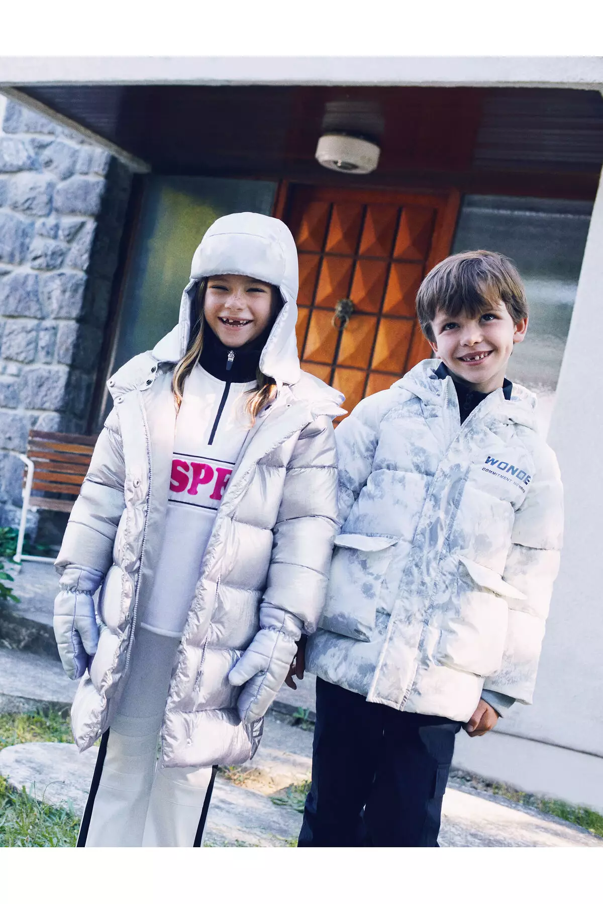 Long Puffer Jacket Hooded Padded Zipper Pocket