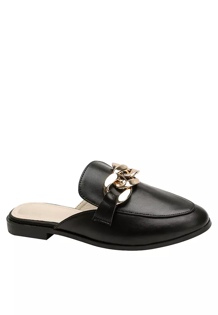 Discount on Twenty Eight Shoes  shoes - SKU: Metal Buckle Mules Ylt353-3