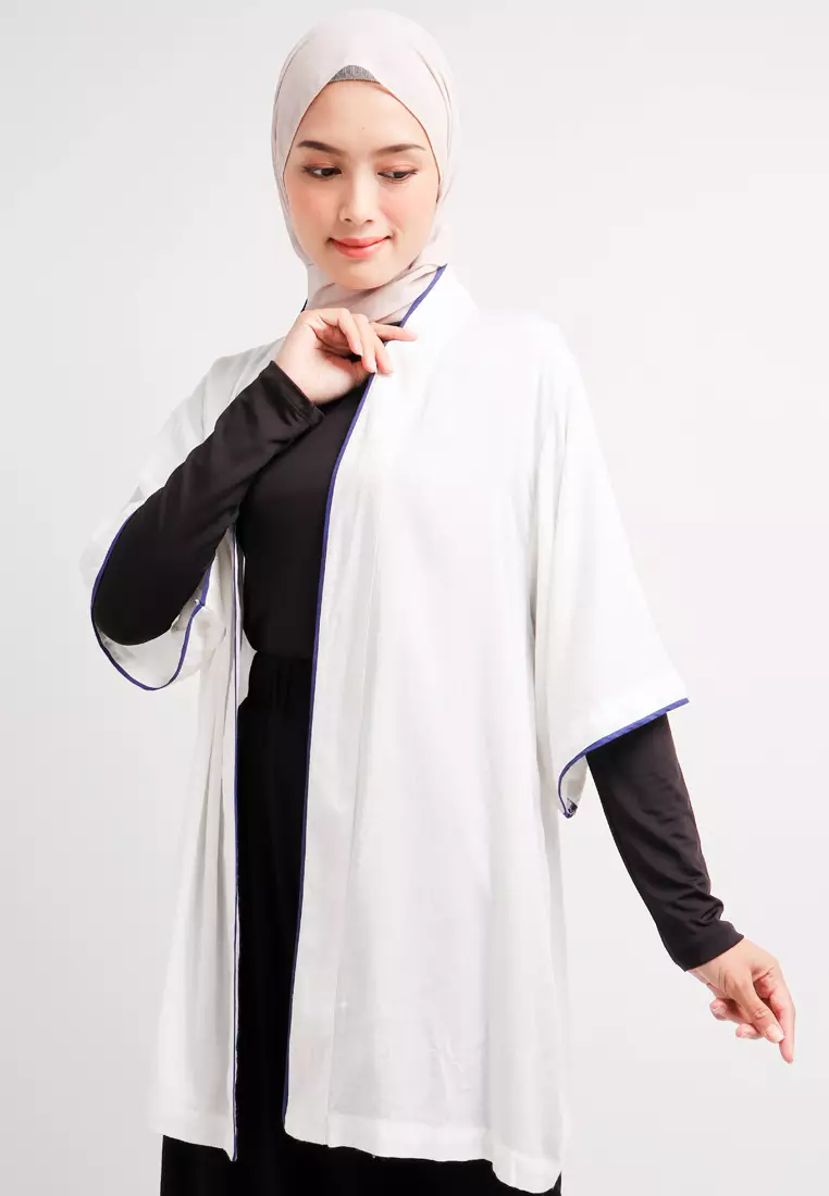 Nade Japan NTA17 KMN Kimono Unisex Polos Broken White With List