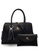 POLO HILL black Polo Hill Ladies Suzanne Straw-Like Tassel Handbag 2-in-1 Set 5F7BAACEB1F8E1GS_1