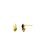 Bullion Gold 金色 BULLION GOLD Bold Initial Alphabet Letter Earrings Gold Layered Steel Jewellery- S 673B6AC5FF7375GS_1
