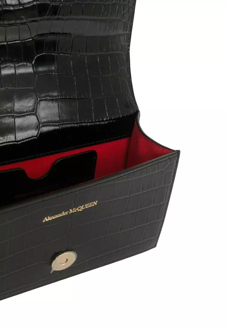 Buy ALEXANDER MCQUEEN Mini Jewelled Satchel Chain Bag