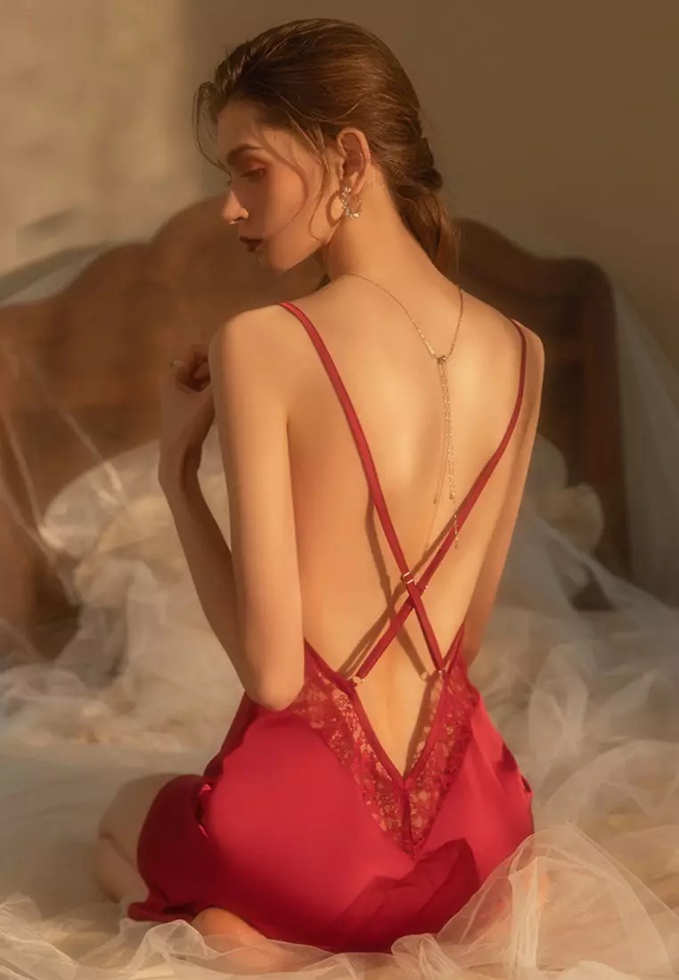 LDZ5093 Lady Sexy Role Play Sleepwear   Red