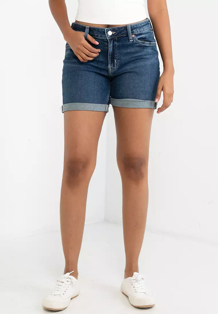 Mid-Rise Wow Jean Shorts For Women -- 5-inch Inseam Old, 47% OFF