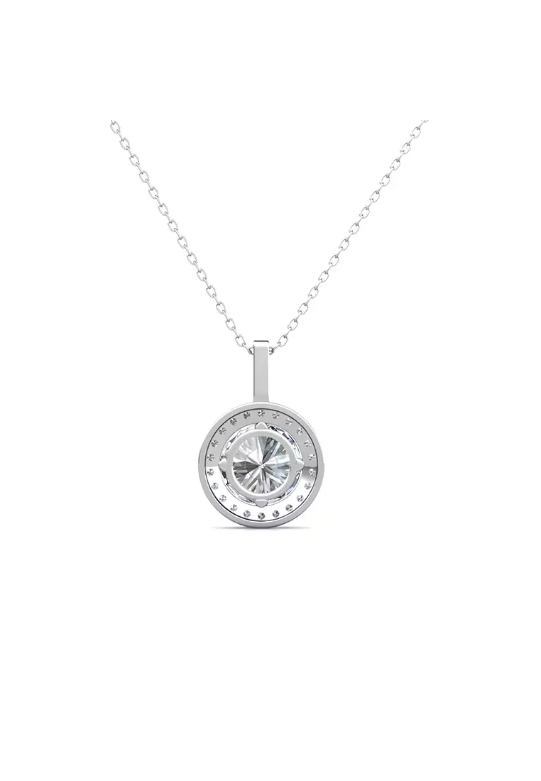 [GRA MOISSANITE DIAMOND COLLECTION] Mon Seul Pendant - Kalung Moissanite 0.8 CT Diamond 925 Silver CELESTA by Her Jewellery