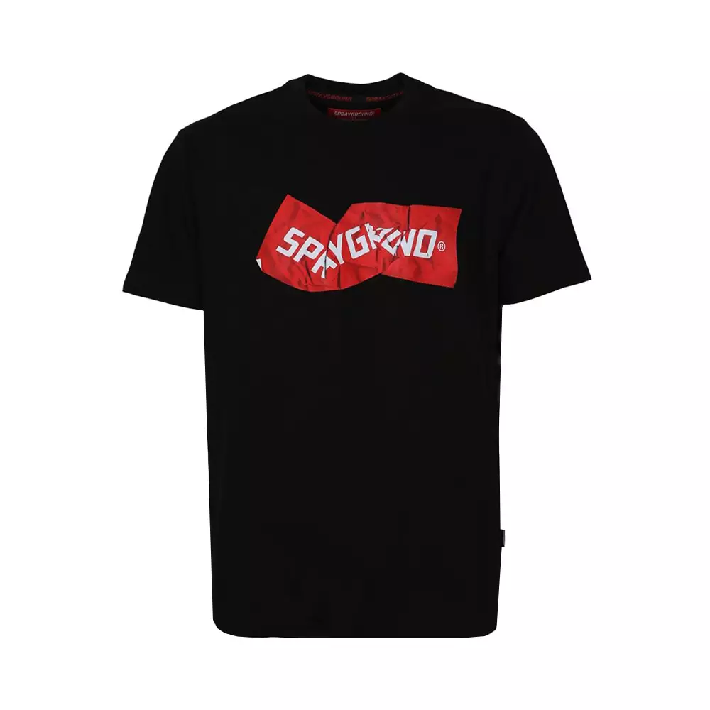 Jual Sprayground Sprayground Crumpled TShirt Black Original 2023