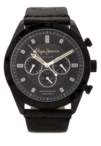 R2351esprit專櫃119001 Joshua 計時皮革男錶, 錶類, 飾品配件