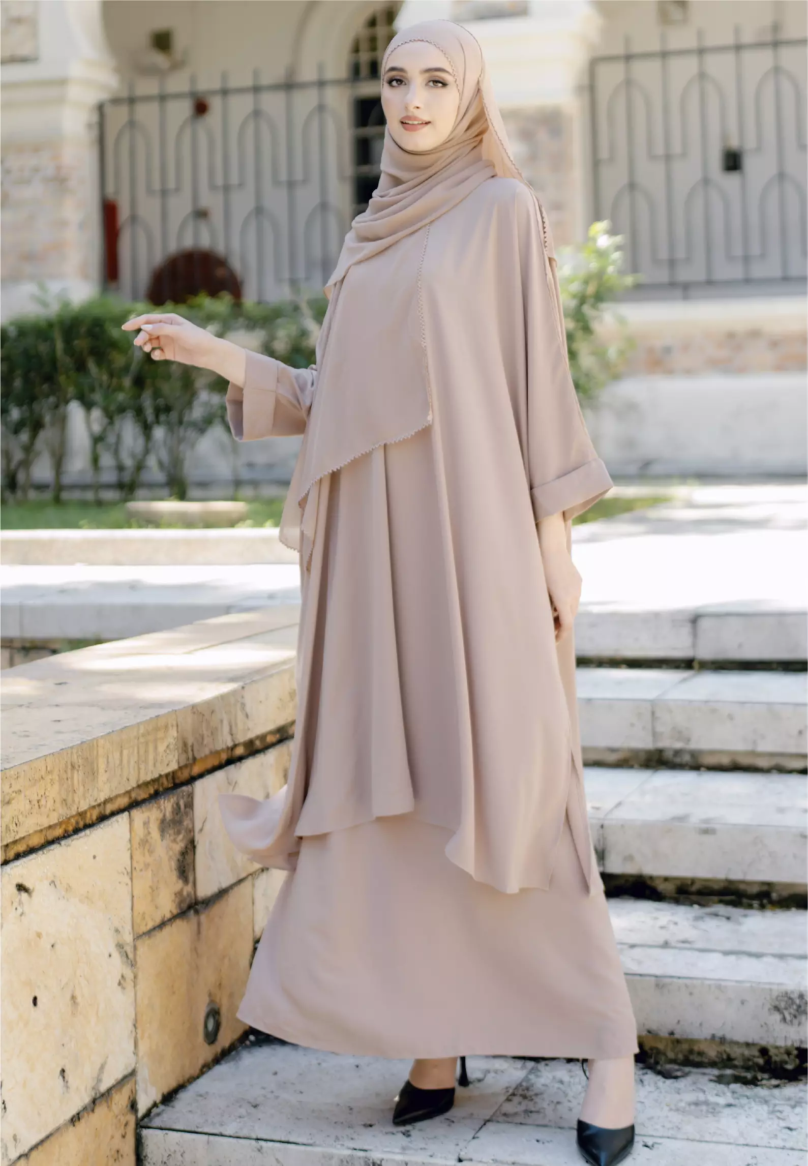 Haifa Tunik Set Tan
