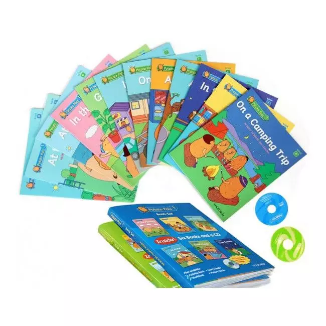 BUKU AKTIVITAS INTERAKTIF ANAK + CD OXFORD POTATO PALS BOOK SETS (TOTAL OF 12 BOOKS AND 2 CDS)