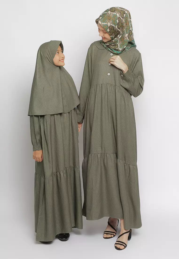 Gamis Wanita GMS 03 Dark Green