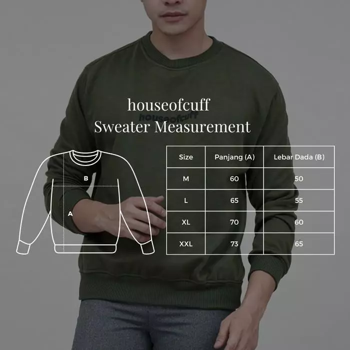 Houseofcuff sweater crewneck basic outer mint