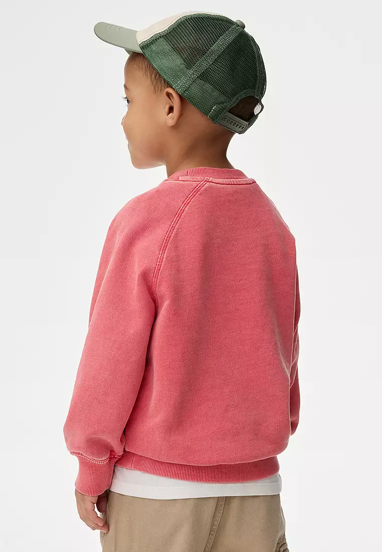 Pure Cotton 32 Slogan Sweatshirt