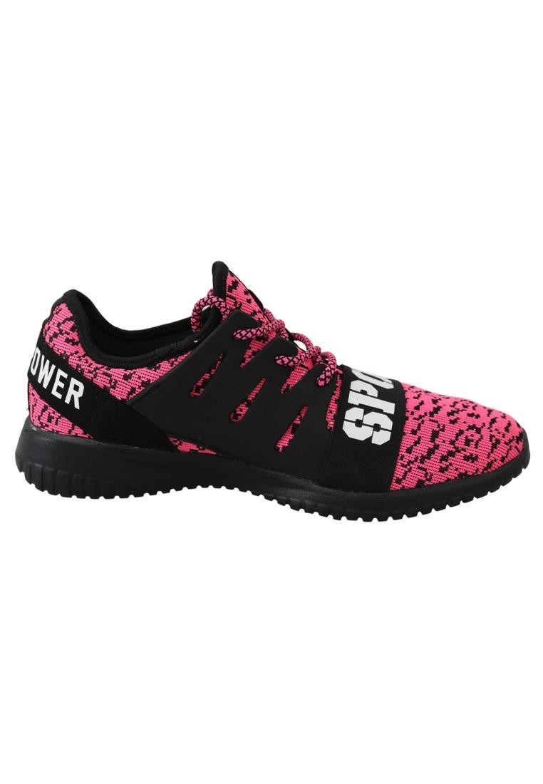 Plein Sport Pink Blush Polyester Runner Joice Sneakers Shoes