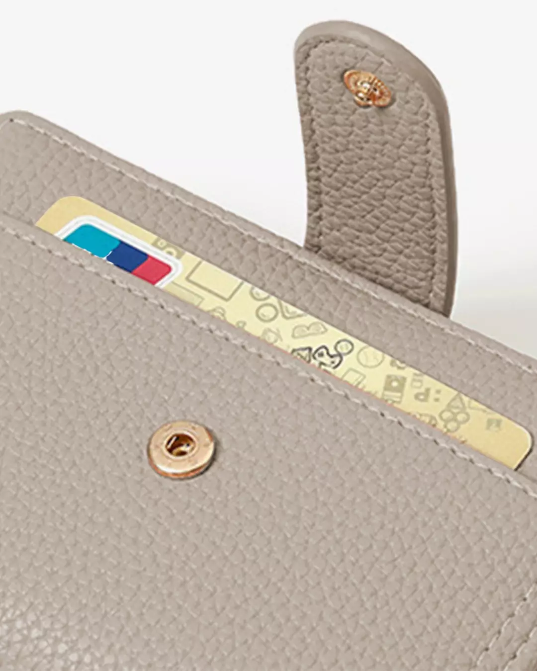 C2 Azkya Taupe Leather Wallet - Dompet Kulit Wanita