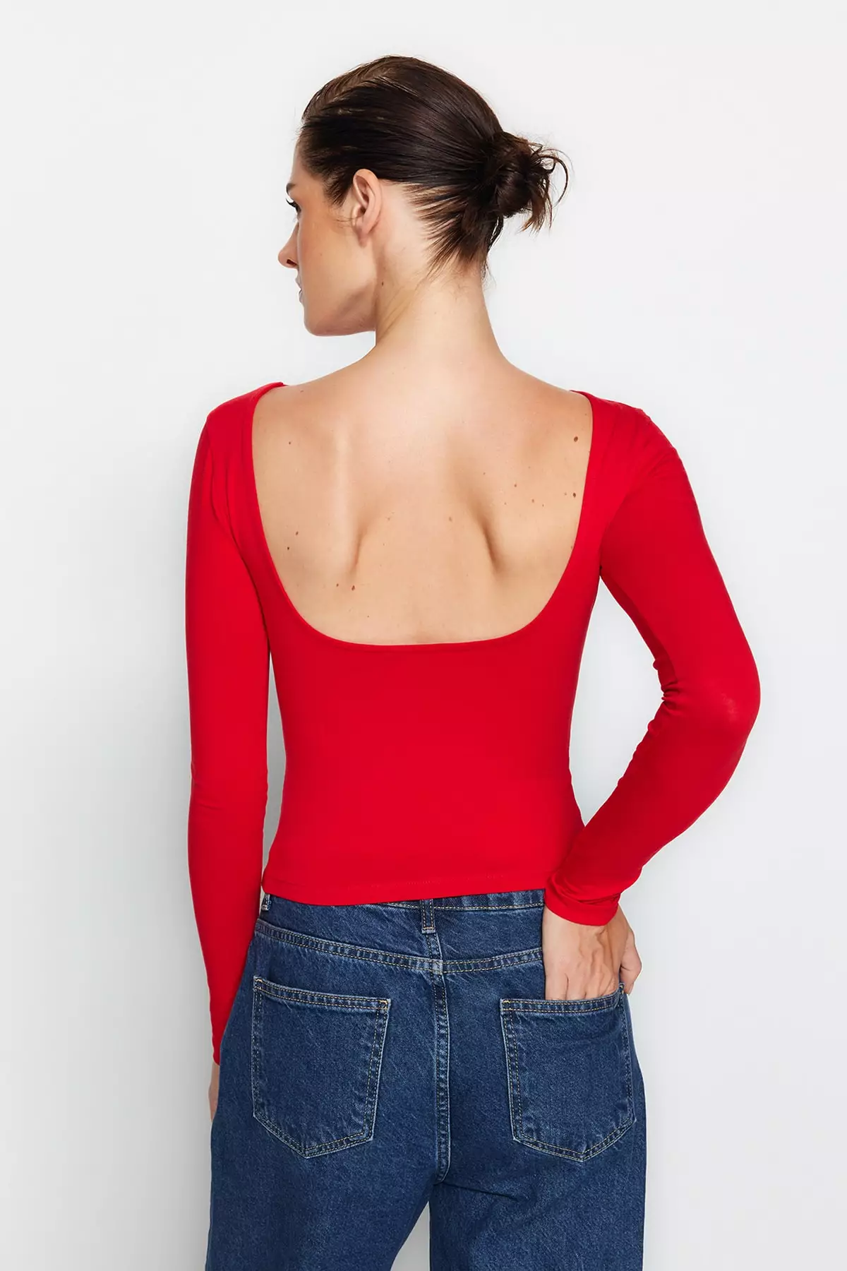Low Back Fitted Top