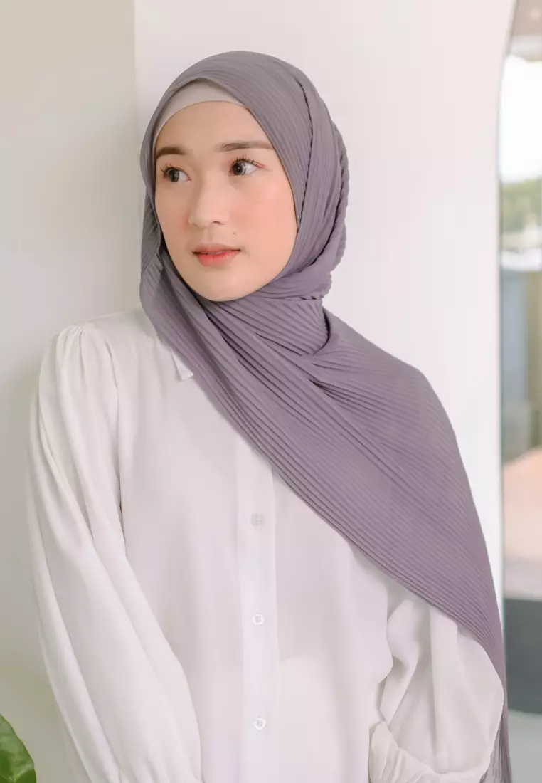 Bawal Pleats Shawl Sparrow