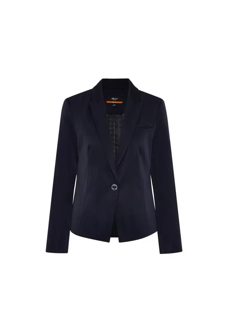 Polyester 合身剪裁西裝外套