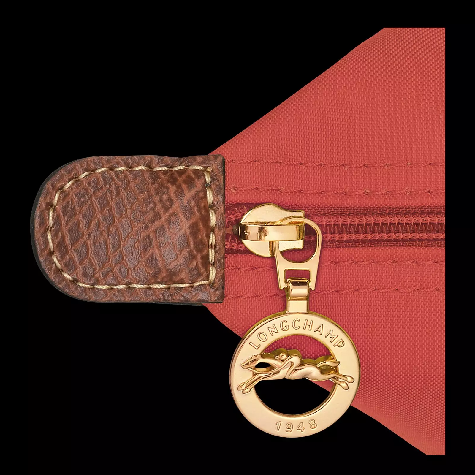 Longchamp Le Pliage Original L Totebag Long Handle Red