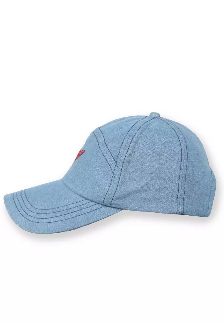 Topi Baseball Korean Style Light Blue