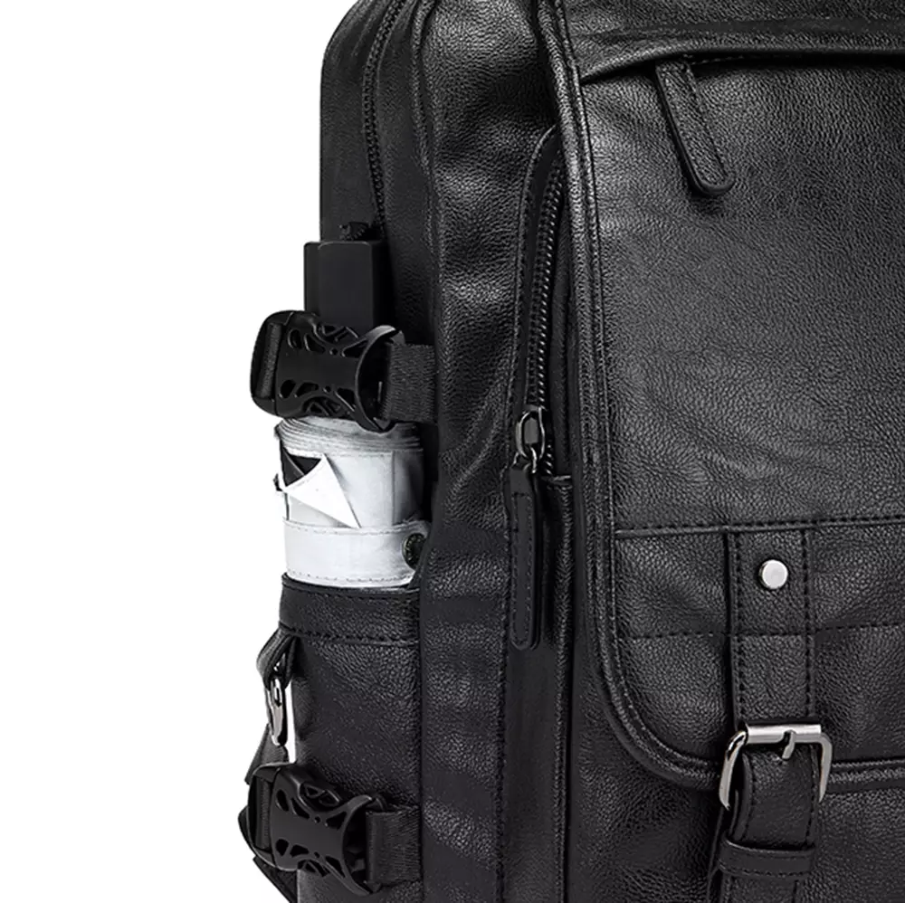 Luminox Tas Ransel Kasual Kulit PVC Sintetis IGJ - Tas Ransel Pria Wanita Unisex - Backpack Daypack