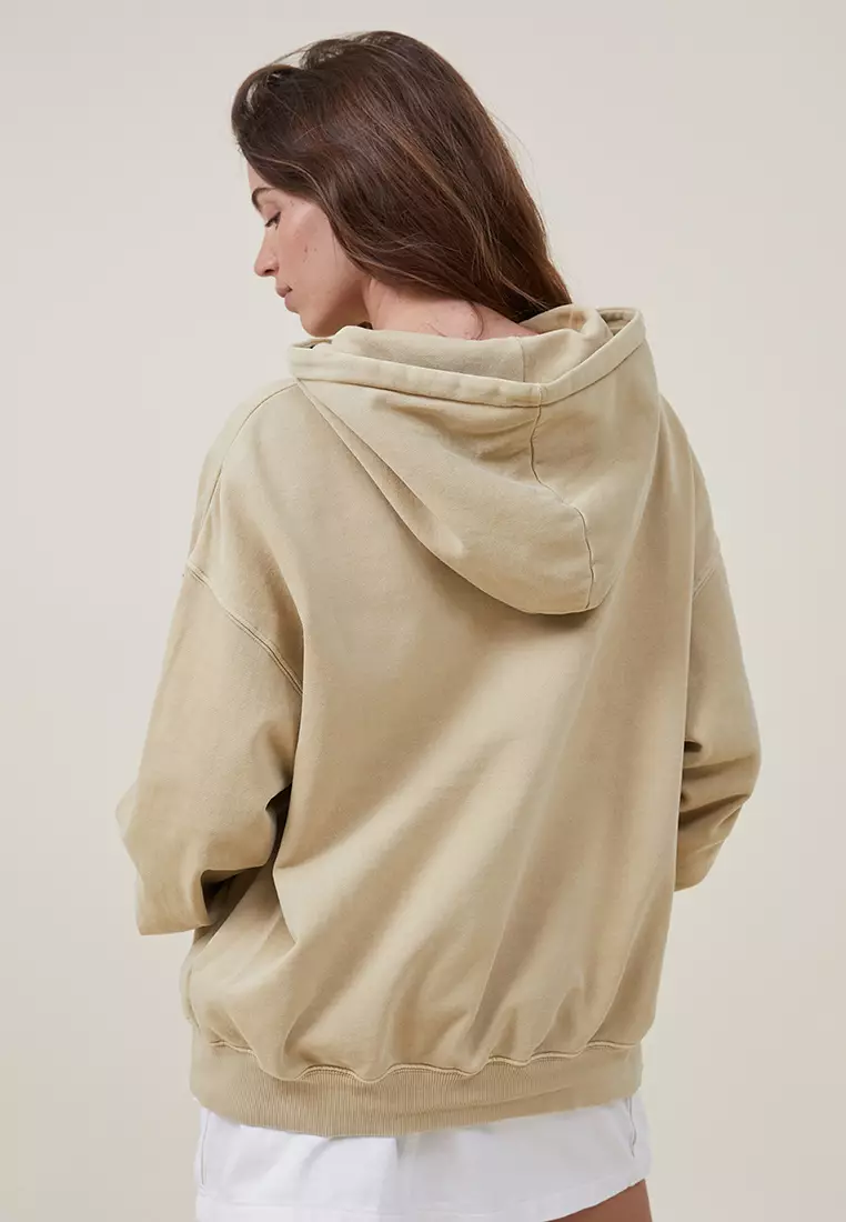 Cotton:On Washed Jersey Hoodie in mocha-Brown