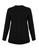 POPLOOK black Heerin Ribbed Crew Neck Blouse 242E2AA2C9A630GS_1