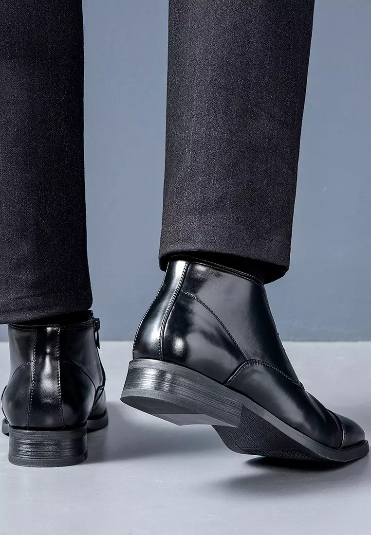 High Top Faux Leather Oxford KB901H