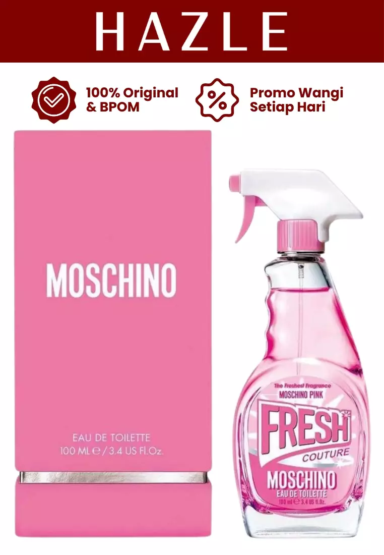 Jual MOSCHINO Pink Fresh Couture Woman EDT 100 ml Original 2025