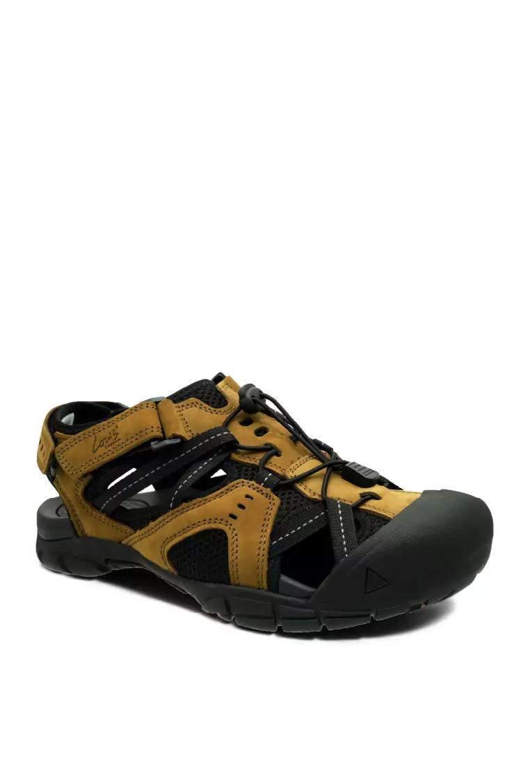 Men Slip On Faux Leather Classic Casual Sandals - 250441263