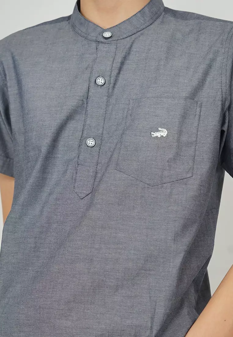 Crocodile KIDS KOKO | Kemeja Koko Katun Lengan Pendek Anak 0274