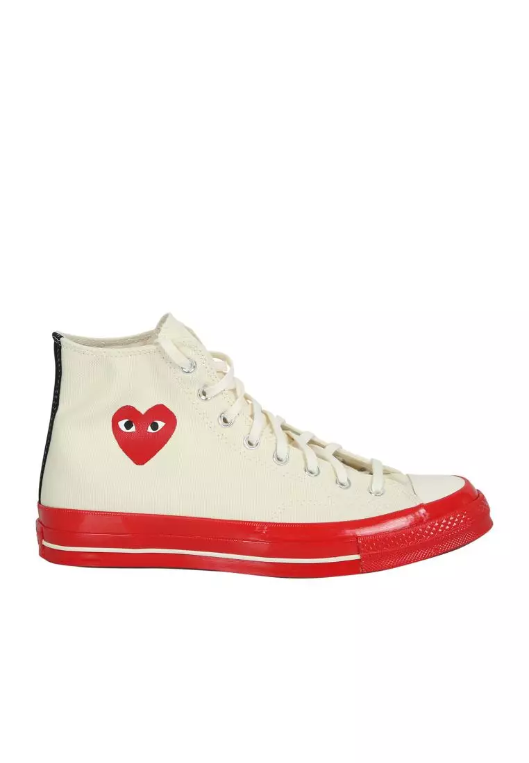 White cdg shoes sale