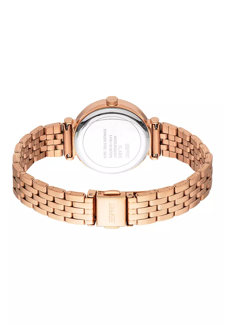 Esprit Alicia Rose Gold Stainless Steel Analog Watch For Women EES1L485M0045