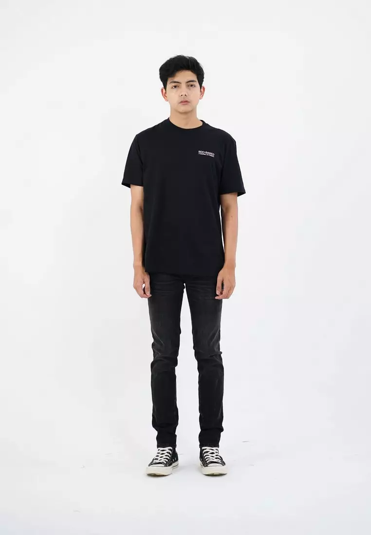 3Second Men's T-Shirt Short Sleeve Regular Fit Cotton Darry C341224
