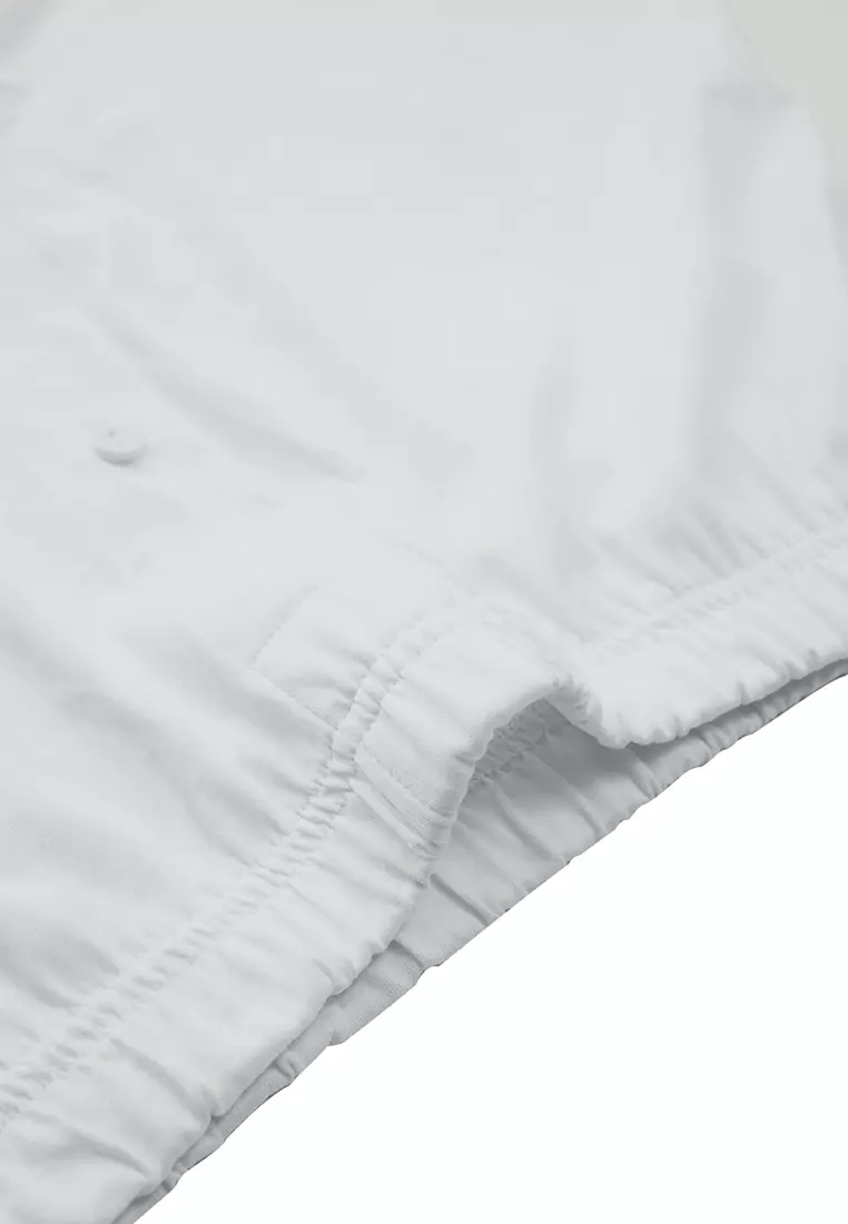 Pack of 2 White Boxer, Regular, Underwear for Men